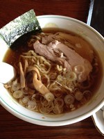 「中華そば　太麺　こってり　大盛　たまご」@中華そば処 琴平荘の写真