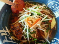 「レバーらーめん（醤油） 720円」@鉄兵ラーメン 矢野目店の写真