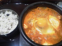 「スンドゥブラーメン（辛さ普通）￥780」@明洞食堂の写真