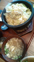 「カニレタス石焼チャーハン８８０円」@鉄板餃子房 満天食堂の写真