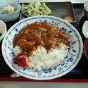 海鮮カレー定食　1000円