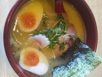 「塩鶏白湯￥750　卵￥80」@せん吉の写真