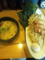 「エビ風味味噌（全部のせ）」@つけ麺 まぜ郎 ぎんや 砂田橋店の写真