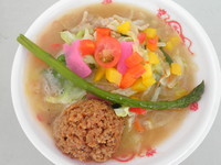 「地野菜のコラーゲンタンメン＋うま辛ひき肉（夢らーめんチーム）」@信越麺戦記 首都圏攻防の章の写真