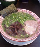 「ねぎラーメンバリカタ」@博多長浜らーめん もりやの写真