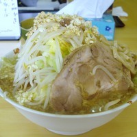 「野菜豚そば（大盛）」@中華そば 秀の写真