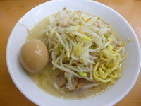 「鶏ぶた塩タンメン＋味付半熟玉子」@富白 御徒町本店の写真