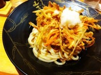 「かき揚げうどん（冷）　680円」@むぎの蔵の写真