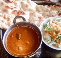 「Ｂセット(マトンカレー )800円」@タンドールの写真