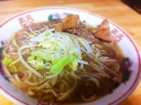 「ラーメン（並）　650円」@自家製太麺 ドカ盛 マッチョ 近大前通り本店の写真