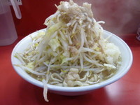 「小ラーメン（野菜マシ　アブラ　　ショウガ　タマネギ）」@麺屋 桐龍の写真