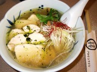 「新茶の塩らーめん「八十八夜」　850円」@与ろゐ屋の写真