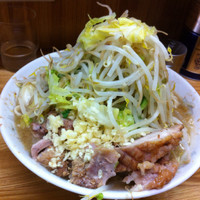 「ラーメン 野菜ニンニク」@ラーメン二郎 赤羽店の写真