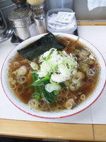 「青島ラーメン＋薬味ネギ増し」@青島食堂 秋葉原店の写真