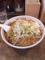 「黒ネギ入りもやしあんかけそば」@もやしあんかけそば とろ丸の写真