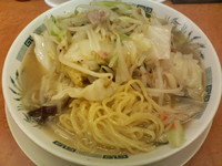 「野菜たっぷりタンメン」@日高屋 東銀座店の写真