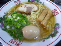 「金醤油&太麺(+煮玉子・麺大盛り)(¥650+50+100)」@金久右衛門 鴻池店の写真