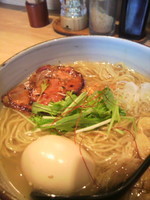 「うま塩そば（大盛）＋味玉」@麺屋宗 -sou- 中目黒店の写真