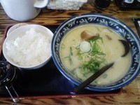 「味噌らーめん（＋Aセット）」@大阪にんにくらーめん 春光の写真