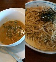 「【冷】　冷しみそつけ麺 （大盛）」@おおぎやラーメン 上田店の写真