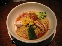 「昔ながらの冷やし中華麺:1500円」@過門香 上野バンブーガーデン店の写真