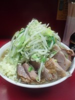 「大ブタ野菜ニンニク」@ラーメン二郎 中山駅前店の写真