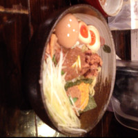 「油そば+味玉、ネギ」@油そば 椿の写真