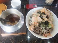 「魚介つけそば(400g)740円→カシワトカクーポン600円」@つけ蕎麦 六文銭の写真