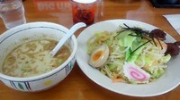 「塩とんこつ極太つけ麺750円」@めん屋大黒 ひたちなか店の写真