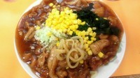「焼肉冷し640円」@中華 大進の写真