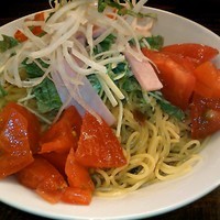 「【冷】 清涼冷しそば」@元祖信州得濃つけそば 中華そば ゆいがの写真