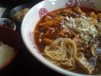 「日替りランチ (陳麻婆ラーメン) 850円」@中国料理 ファンファンの写真