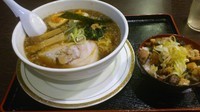「醤油味玉＋Cセット」@麺屋 まつ石の写真