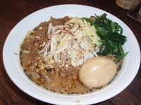 「味噌ゴマらーめん￥750+煮玉子￥100」@伝家 志木店の写真