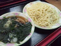 「つけ麺　ワカメメンマ（中盛）」@丸長 つくば店の写真