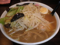 「野菜ラーメン（７８０円）麺カタ」@神田大勝軒の写真