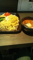 「坦々つけ麺３００グラム」@自家製麺 ほうきぼし 志茂店の写真