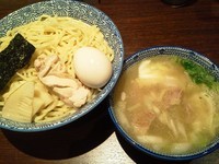 「つけめん（大盛）＋味玉（サービスCP）￥780円＋100円」@麺屋 樹真の写真