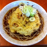 「天ぷらそば（￥360）」@車の写真
