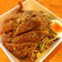 「汁なし排骨担々麺」@かつぎやの写真