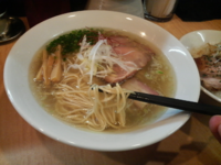 「塩そば（＋ロース飯）」@Japanese Soba Noodles 蔦の写真