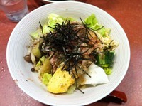 「【限定】冷製汁なしうめしおとりそば 900」@らーめん天神下 大喜の写真