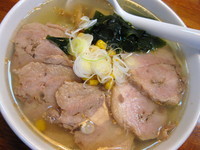 「塩チャーシューメン￥750」@青竹打ちラーメン・手のし餃子 ラーメンカンの写真