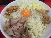 「汁なし(800円)」@豚ラーメン 蕨店の写真