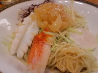 「海の幸冷麺　（コースの中の一品）　『注：麺は中華麺でしたよ』」@銀座アスター 蒲田賓館の写真