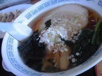 「餃子・ラーメンセット 800円」@中華らーめん 天宝の写真