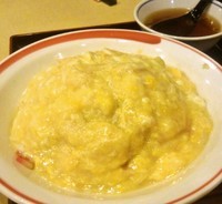 「カニ入りあんかけチャーハン(800円)」@正楽園の写真