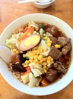 「肉ヤサイメン　９００円」@香湯ラーメン ちょろり 恵比寿店の写真