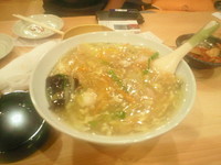 「海鮮とろみ麺（塩味）1300円」@韓国料理 皇帝 柏店の写真