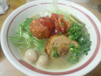 「白辛赤‥殿々(鶏バージョン)」@MENYA 食い味の道有楽の写真